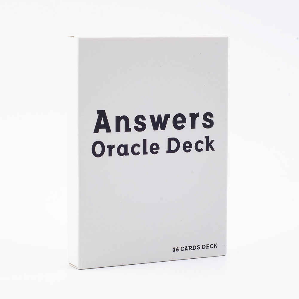 Board Game Quest - Antwoorden Oracle Deck 36-kaarten Berichten Trefwoorden