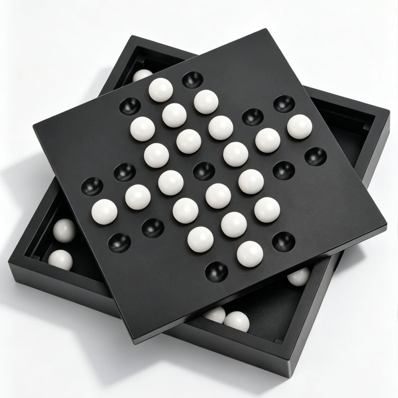 Board Game Strategi - Europa Klassiek Single Chess Peg Solitaire