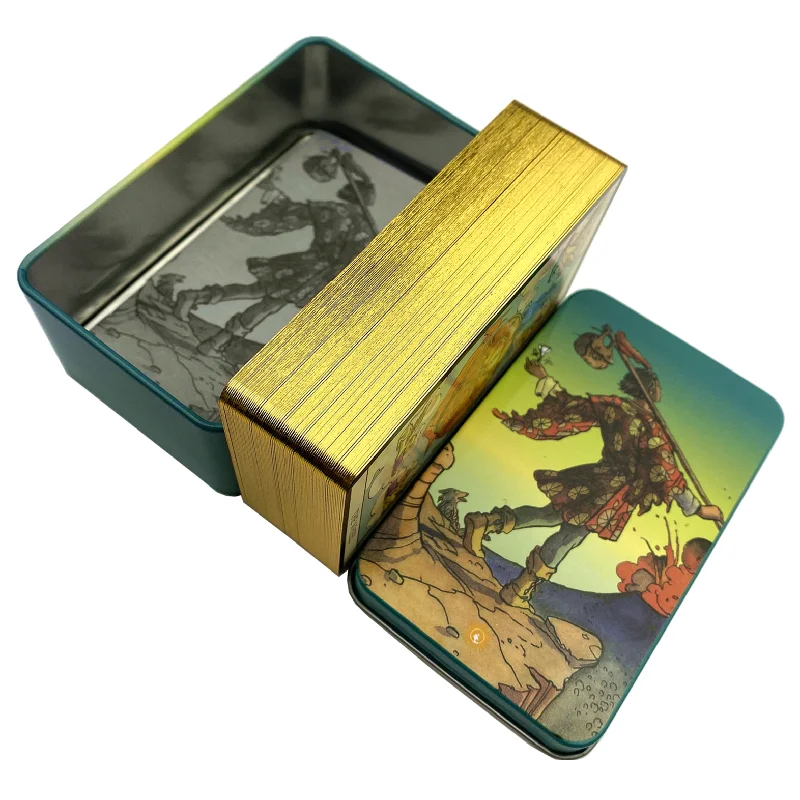 Board Game Box - Metalen doos vergulde editie Back Rider