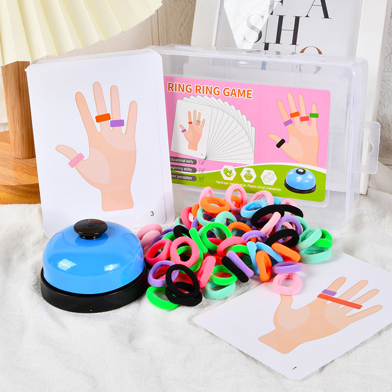 Board Game Quarto - Kinderen Vinger Ring Bordspel Kleuraanpassing Speelgoed