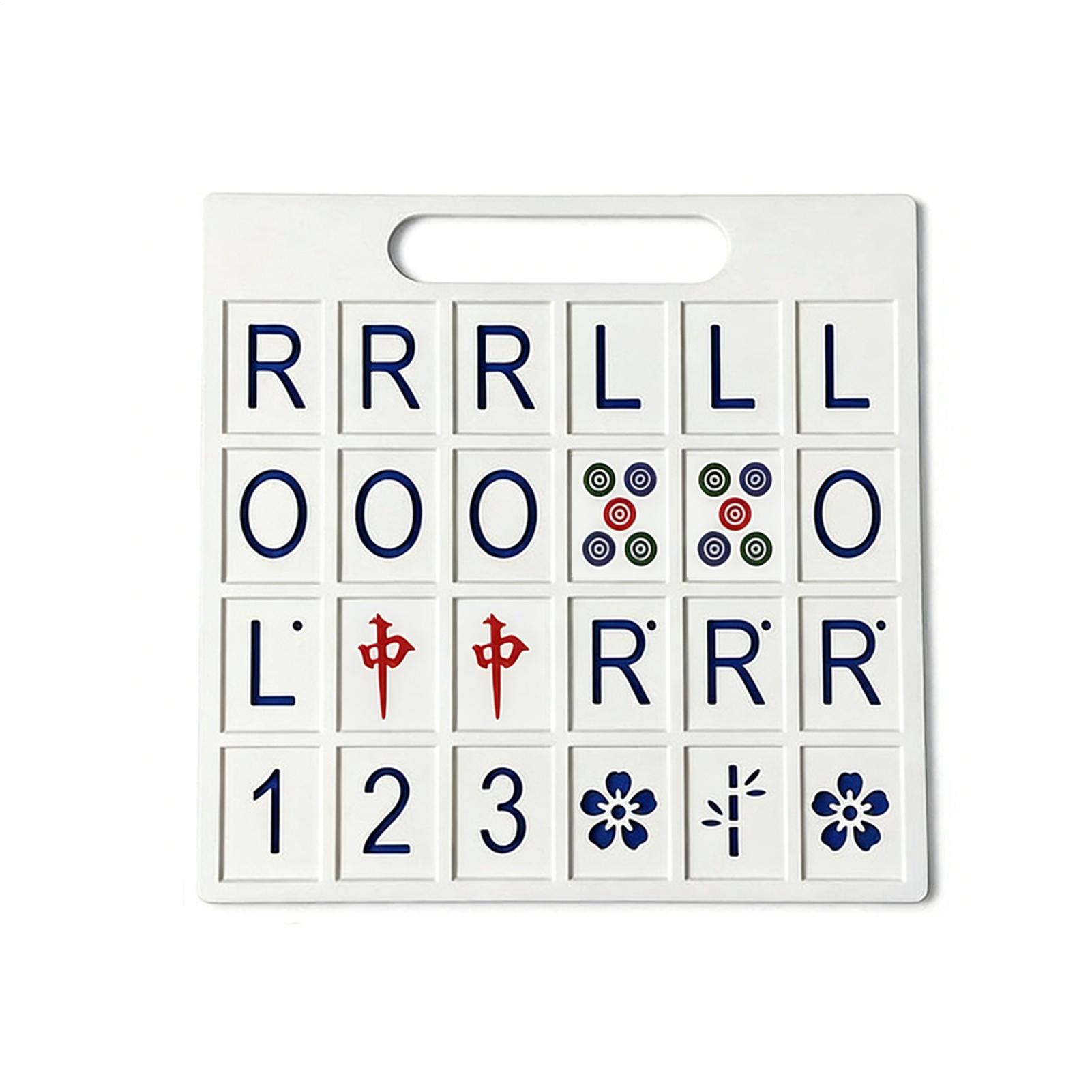 Board Game Strategi - Solo Mahjong-bord 24 vakjes Draagbaar strategiespel