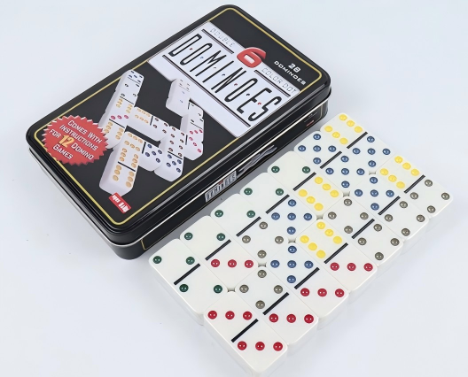 Board Game Box - ElegantMahj Dubbele Zes Domino Set voor