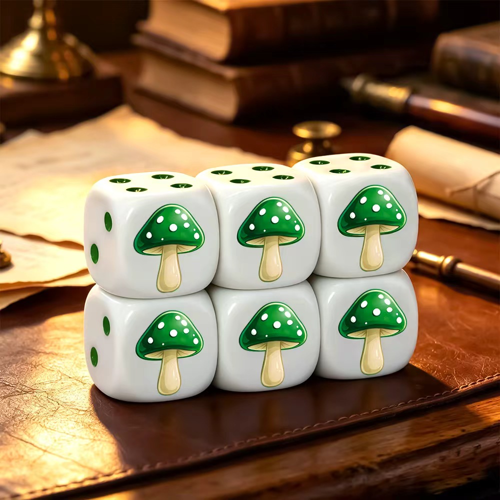 6 Stuks Leuke Groene Paddestoe - Board Game Night recensie en prijs
