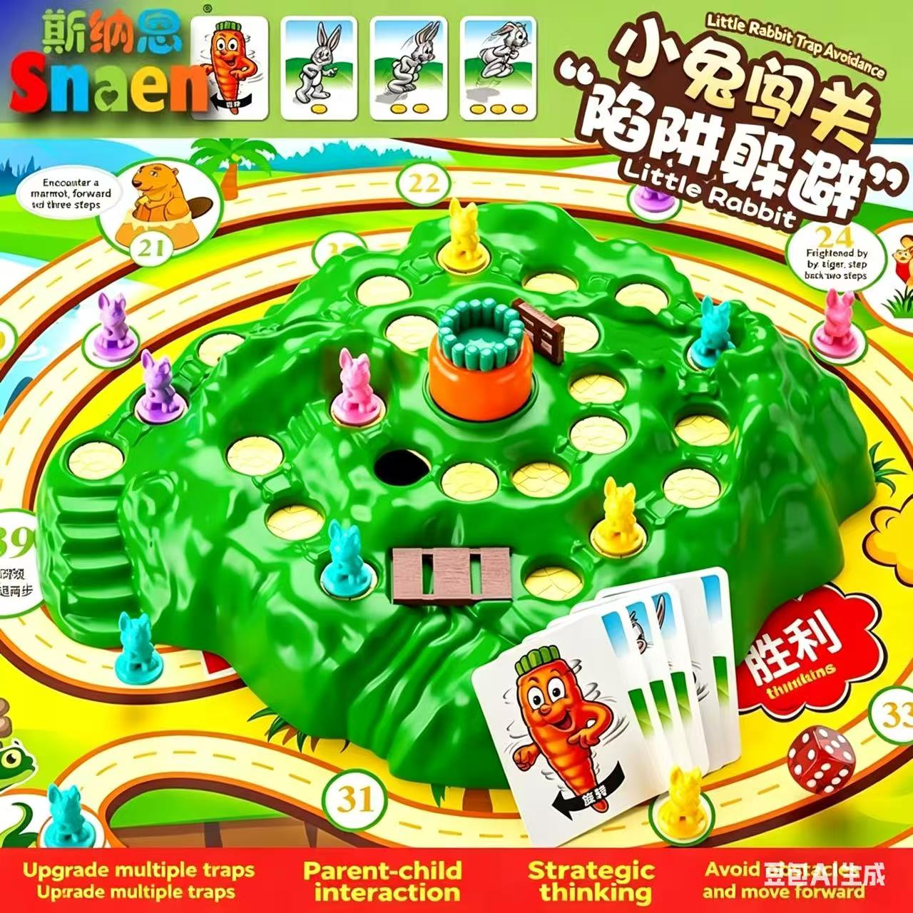 Hot Sale Fun Toy Rabbit Trap V - Board Game Word recensie en prijs