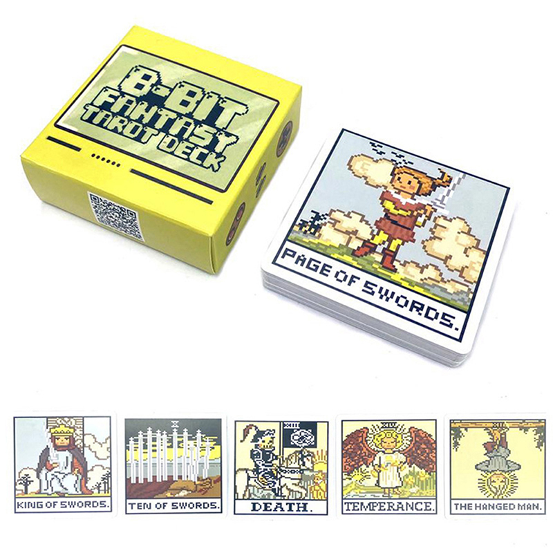 1 Box 8 Bit Fantasy Tarot Deck - Card Game Deck recensie en prijs