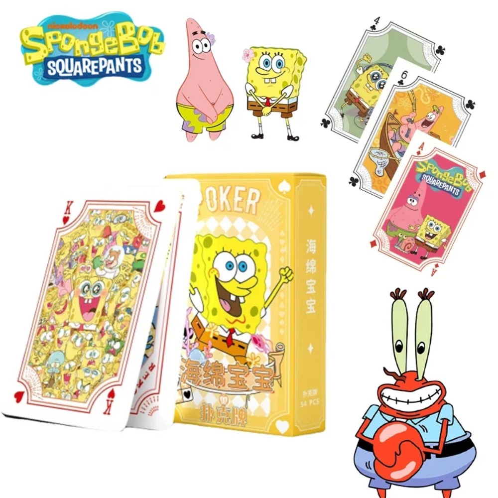 54 Vellen/doos SpongeBob Anime - Card Game Deck recensie en prijs