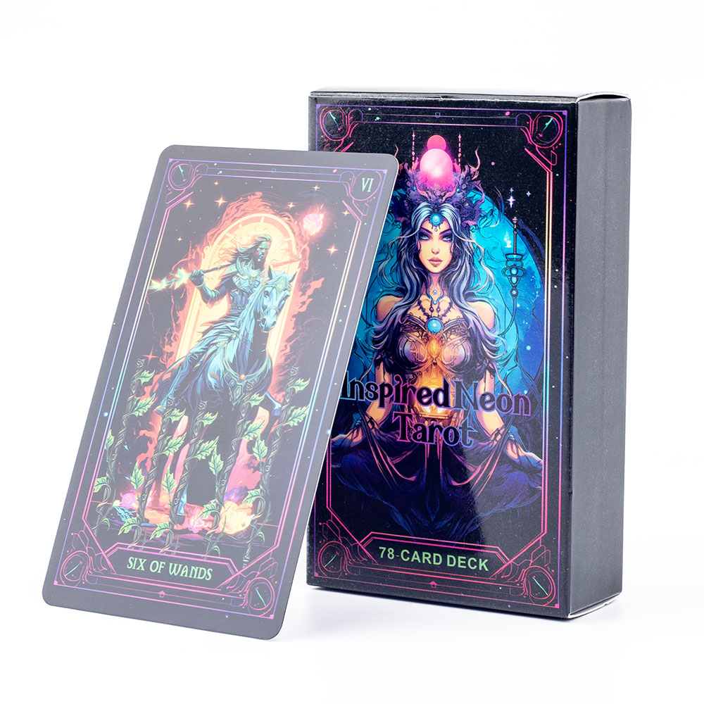 Geïnspireerd Neon Tarot Deck 7 - Board Game Quest recensie en prijs